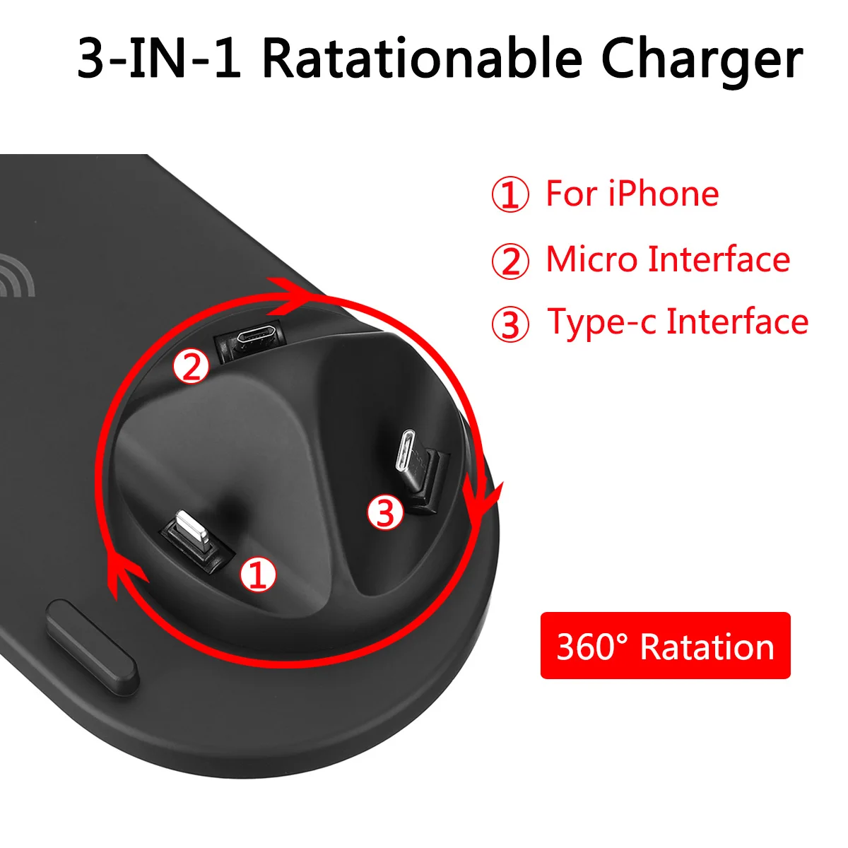 4 в 1 зарядная док-станция держатель для iPhone XS MAX для Xiaomi для Apple Watch для Airpod Dock Беспроводная зарядная подставка крепление для станции