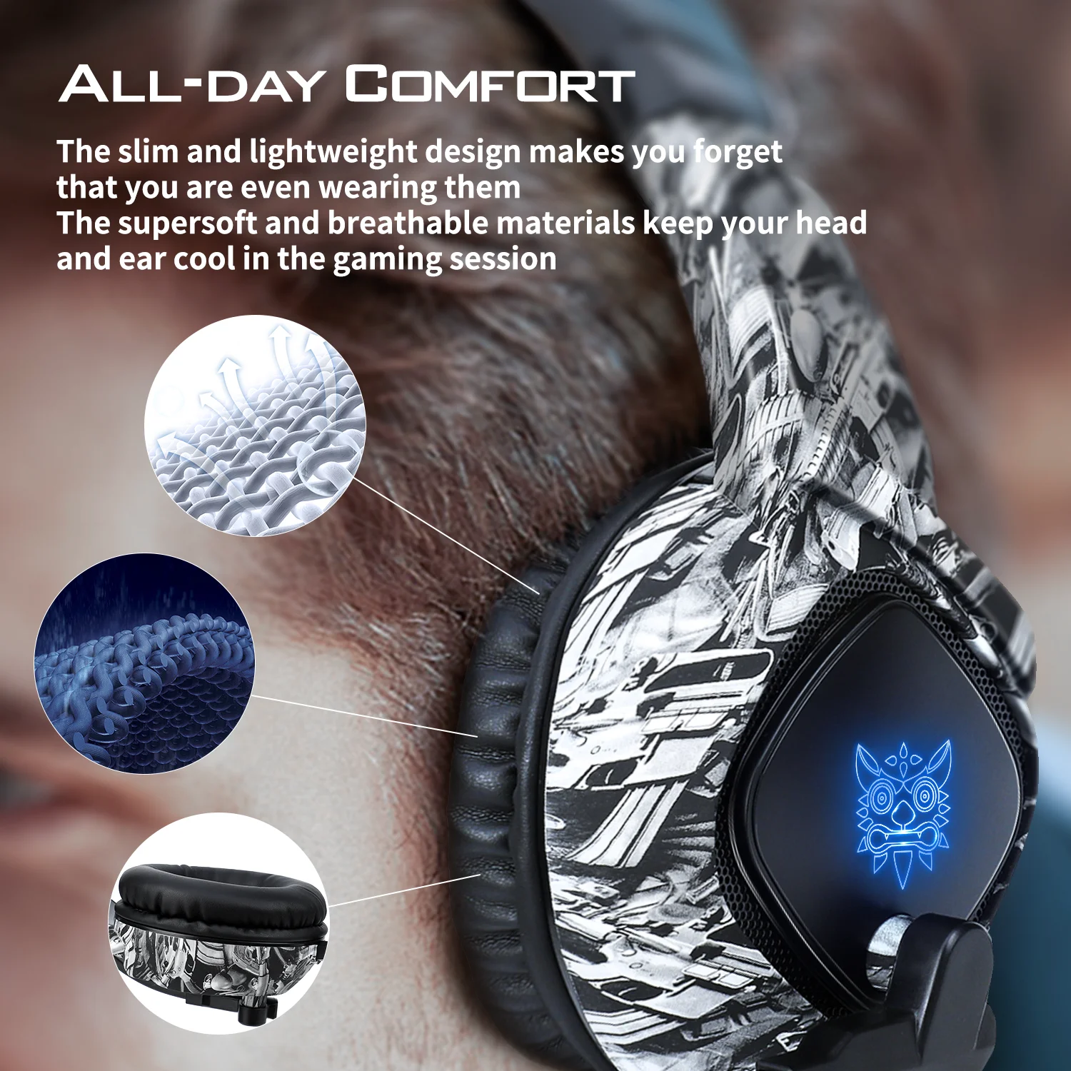 

Gaming Headsets Wired Headphones With Microphone RGB Earphones 7.1 Surround Sound For PS4 Xbox One Headset Gamer
