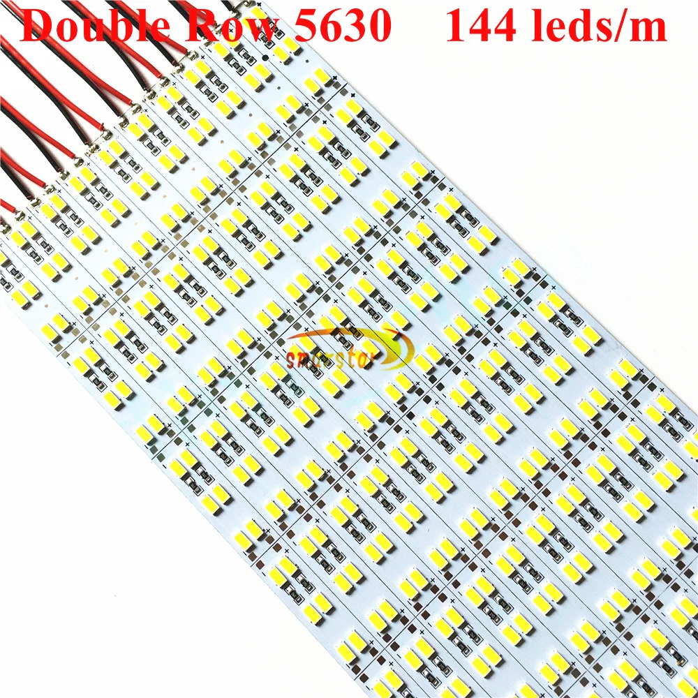 Двухрядная Светодиодная лента Smarstar 24 В 0 5 м 5630 SMD 50 см Жесткая светодиодная панель
