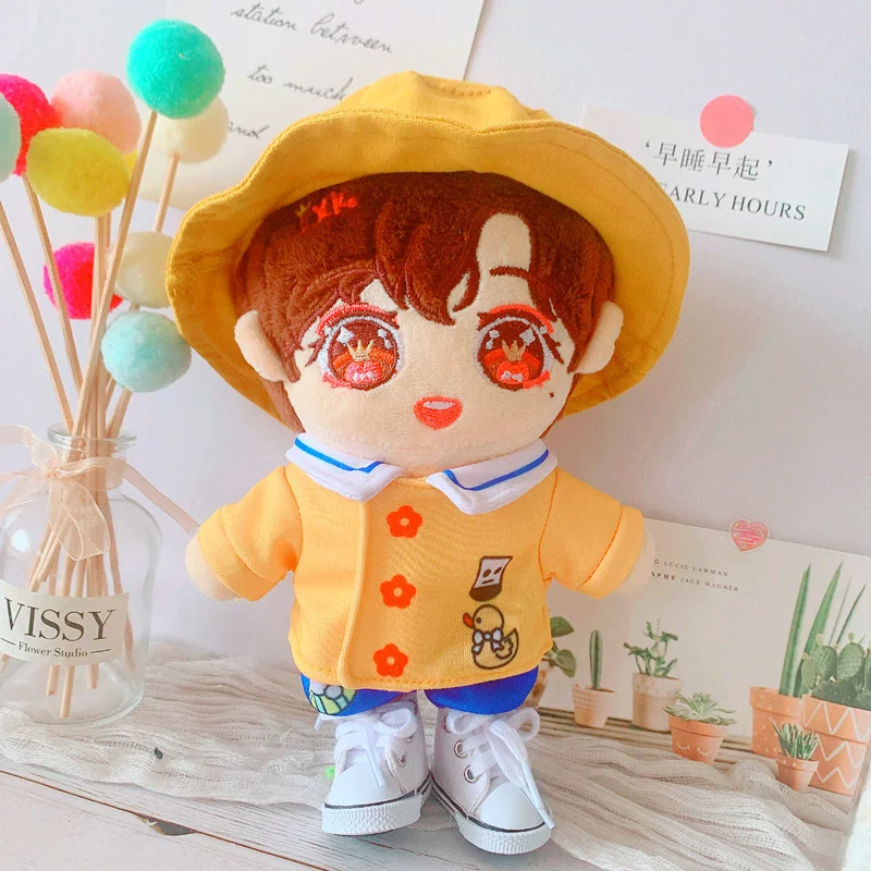 

20cm Doll Costumes Dress Up Clothes Wear Star Idol Plush Doll Clothes Suit Christmas Gifts