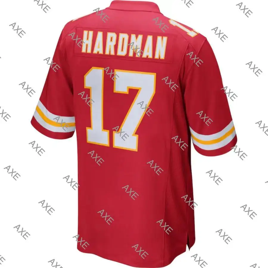 

Customized Stitch American Football Jersey Men's 17 Mecole Hardman Chiefs Men Game Player Jersey