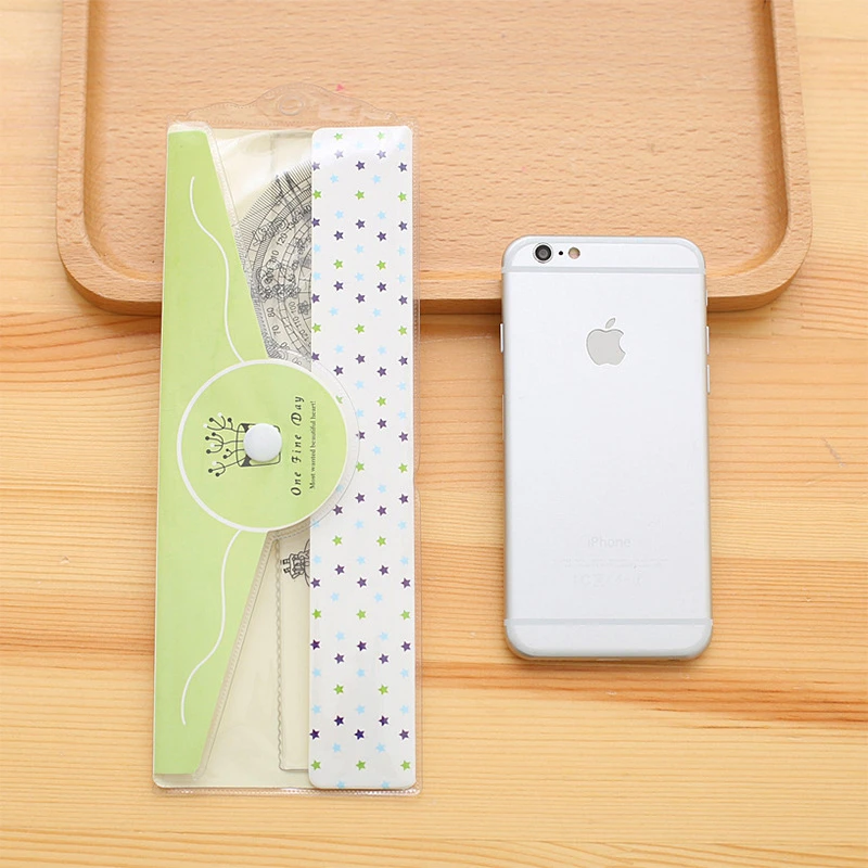 DL Южная Корея креативные Канцтовары прямая маленькие Suihua сумка линейка