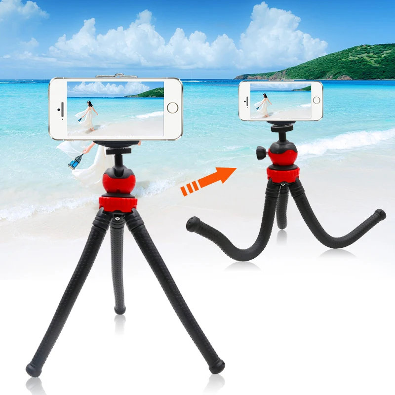Мощный штатив кронштейн Портативный Гибкий для GOpro DJI штативы смартфонов