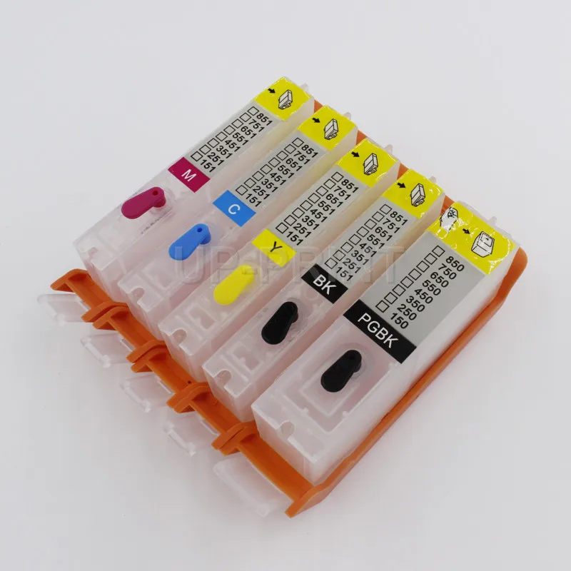 Многоразовый картридж PGI450 5 шт./компл. совместимый с Canon PIXMA IP7240 MG5440 MG5540 MG6440 MG6640 MG5640