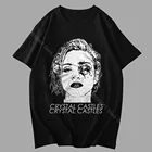 Рубашка мужская в стиле панк с изображением Мадонны из хрустальных замка