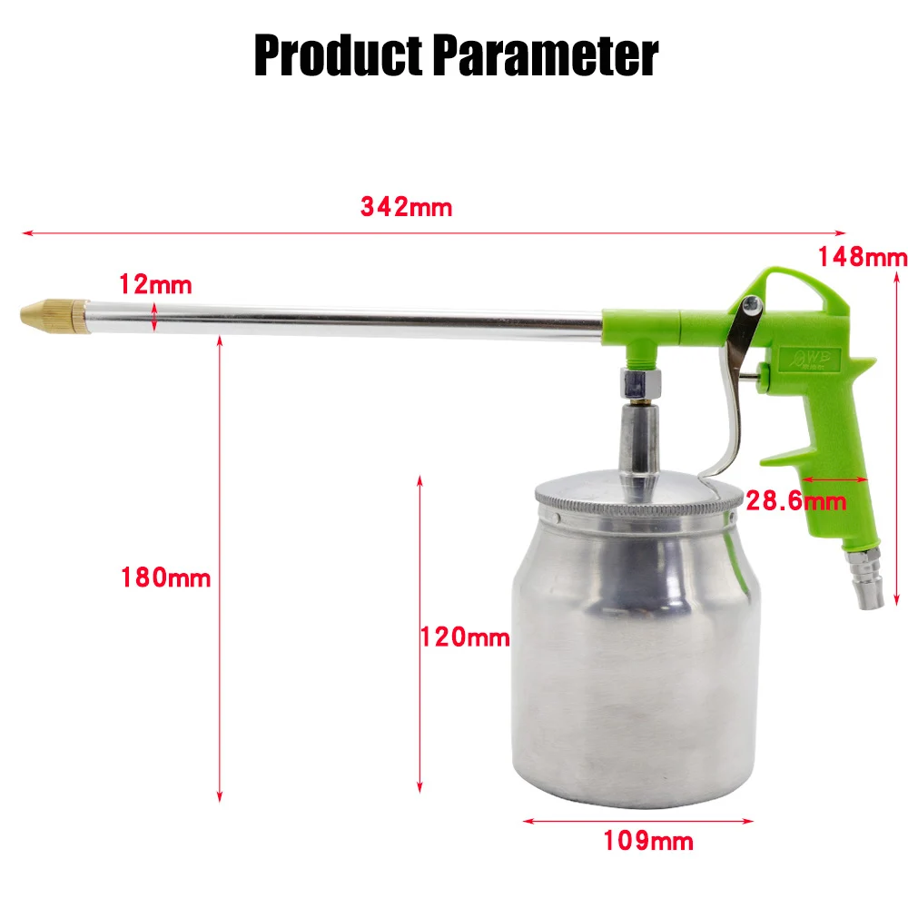 Пистолет для чистки воздуха с кастрюлей из алюминиевого сплава пневматический