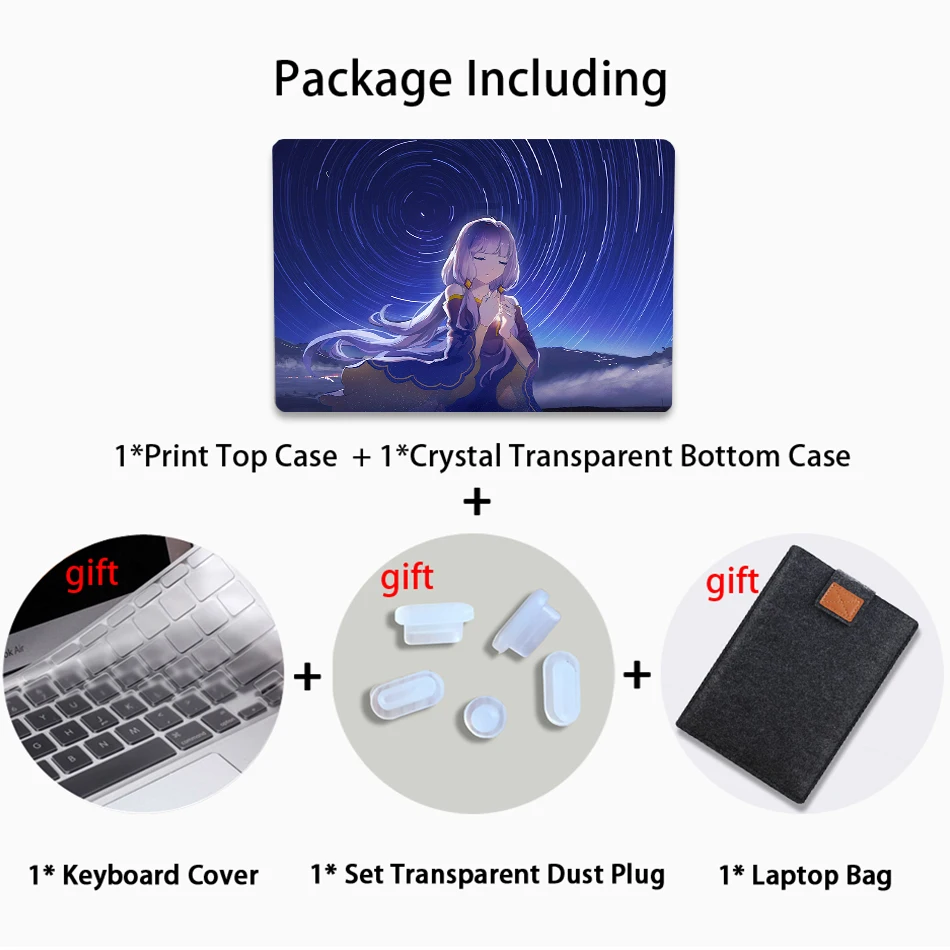 MTT чехол для Macbook Pro retina 13 15 дюймов A1706 A1989 A1398 Аниме Сумка для ноутбука чехол для Mac book Air 11,6 12 Pro 13,3 15,4 Fumda