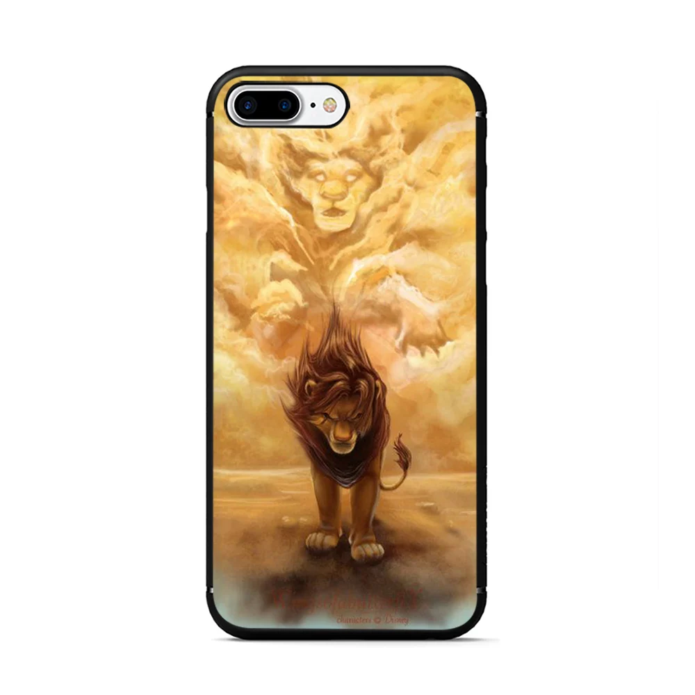 B2 Le roi lion чехол для iphone 7 plus Мягкий ТПУ чехол для телефона iphone 6 7 6s 7 plus X XR XS MAX Lion King nala simba timon coque - Цвет: B2