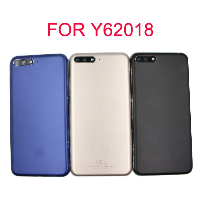 Оригинальное качество Y6 2018 задняя крышка батарейного отсека корпуса для Huawei Prime