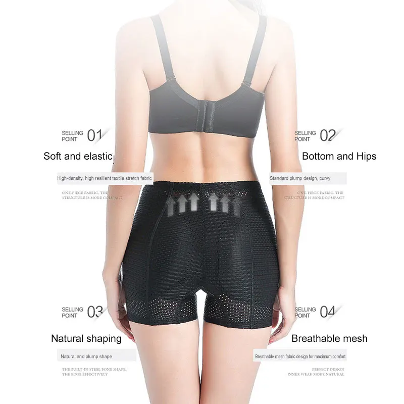 

Women Safety Short Pants Padded Buttocks Panties Beautiful Buttocks Breathable Panties HOT