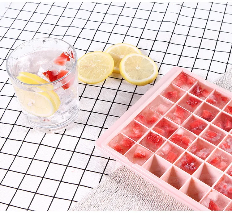 96 ячеек Творческий силиконовая форма для льда поднос кубика прессформы коробка