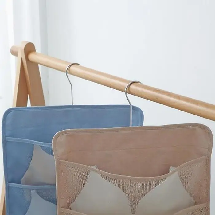 Durable Double Side Hanging Underwear Storage Bag Wall Organizer | Дом и сад
