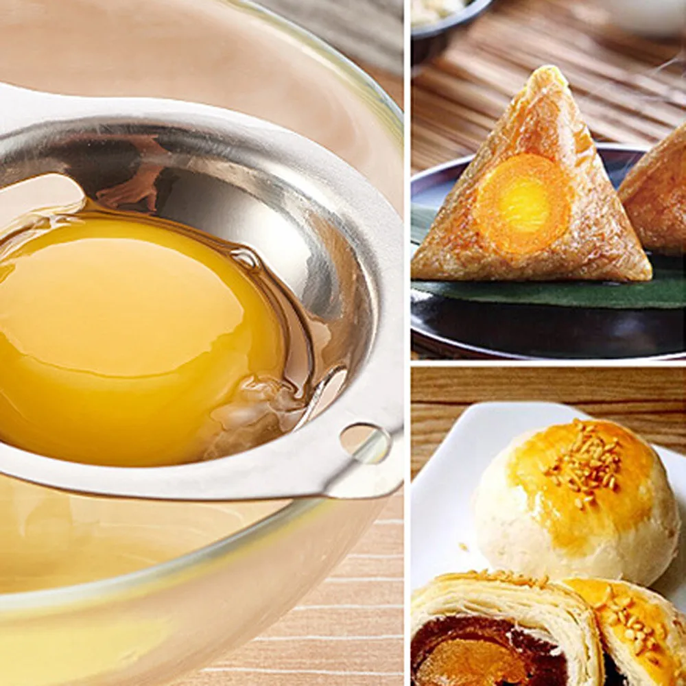 Нержавеющая сталь Яичный желток Белый сепаратор кухонный инструмент гаджет