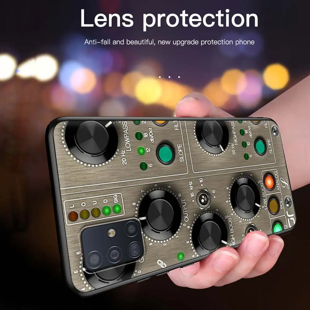 

Camera Battery Calculator Case For Samsung Galaxy A51 A71 A21s M31 A31 A41 A11 A12 A01 A91 M51 M30s M31s Black Soft Phone Coque