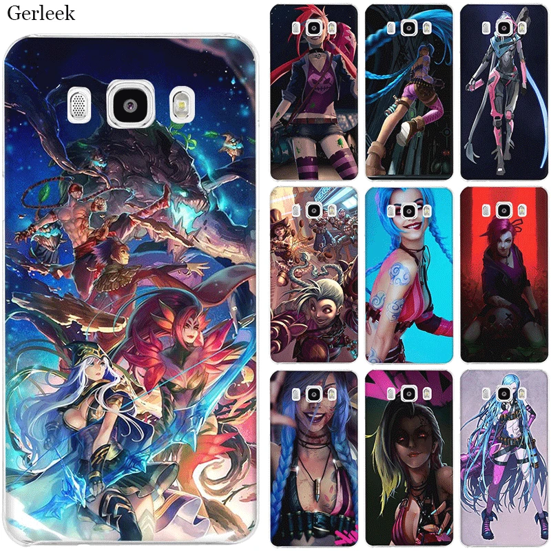 Чехол для телефона samsung Galaxy A20 A30 A40 A50 A60 A70 A10 A3 A5 A6 A7 A8 A9 плюс Жесткий Джинкс League Of