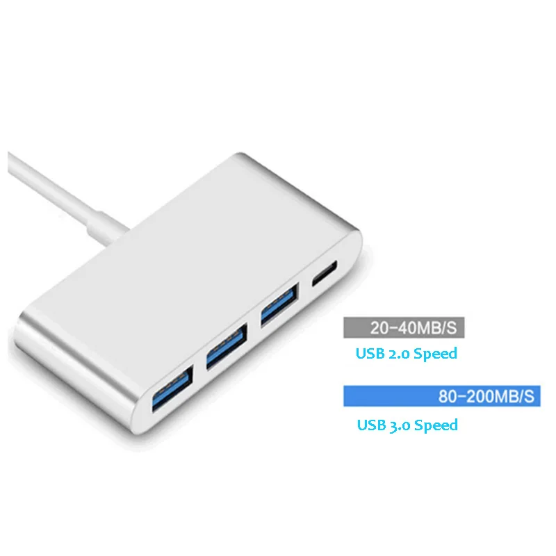USB Тип C концентратор адаптер сплиттер для Мульти 3 0 и доставки питания MacBook HP
