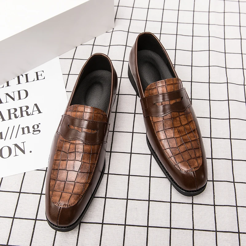 2020 Men Shoes Brand Braid Leather Casual Driving Oxfords Loafers Moccasins Italian for Party Flats Zapatos | Обувь