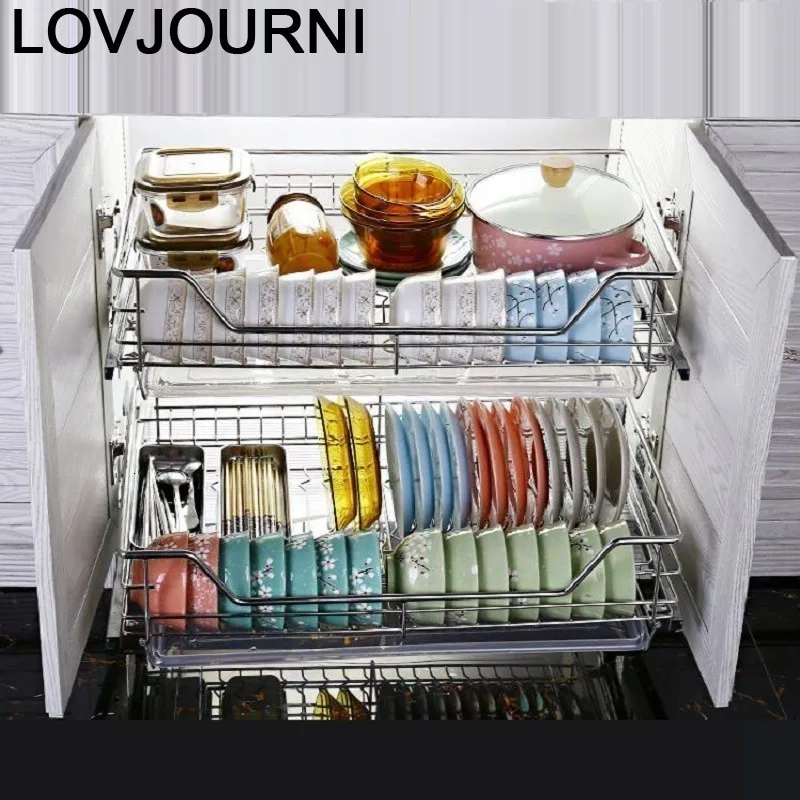 Organizador Armario Cocina, органайзер для кухни из нержавеющей стали, Cozinha, кухонный шкаф, Cestas Para Organizar Basket