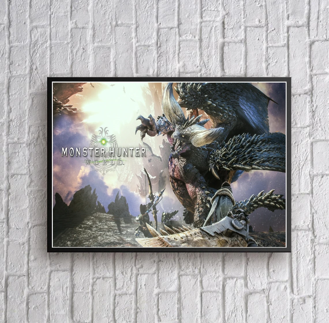 

Monster Hunter World Iceborne Video Game Canvas Poster Home Wall Painting Decoration (No Frame)