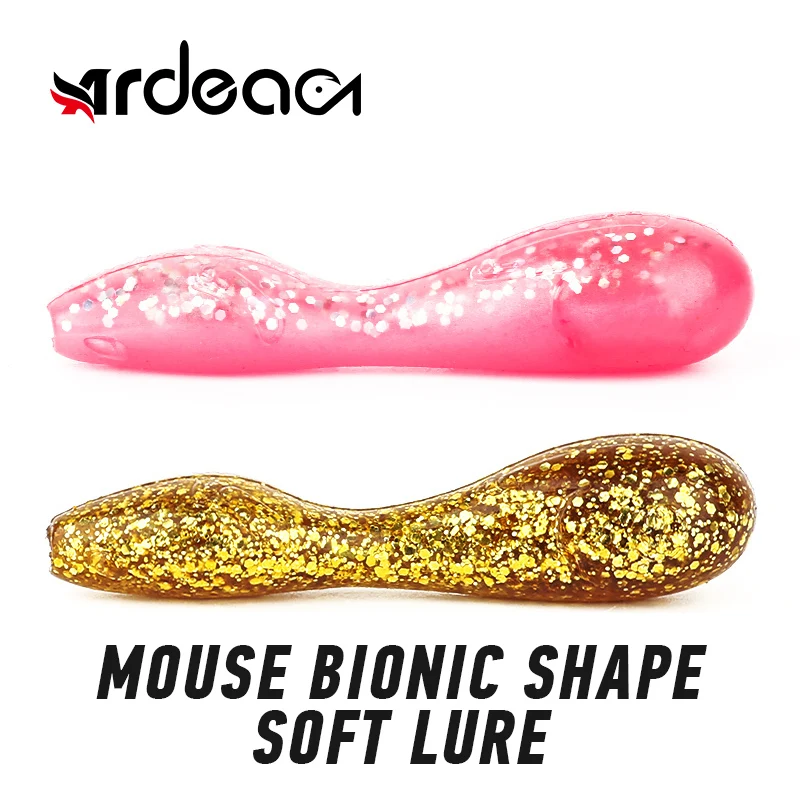 

Ardea 3 шт. 70 мм/11,3 г мягкие крыса приманка искусственная Тыква моделирование Блестящий силиконовый свимбейт в форме червя приманки рыболовные...