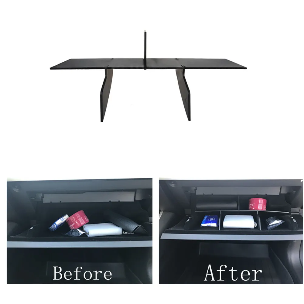 

1Pc Glove Box For Tesla Model 3 Center Console Organizer Central Storage Glove Box Stowing Tidying Segmentation Partition Box