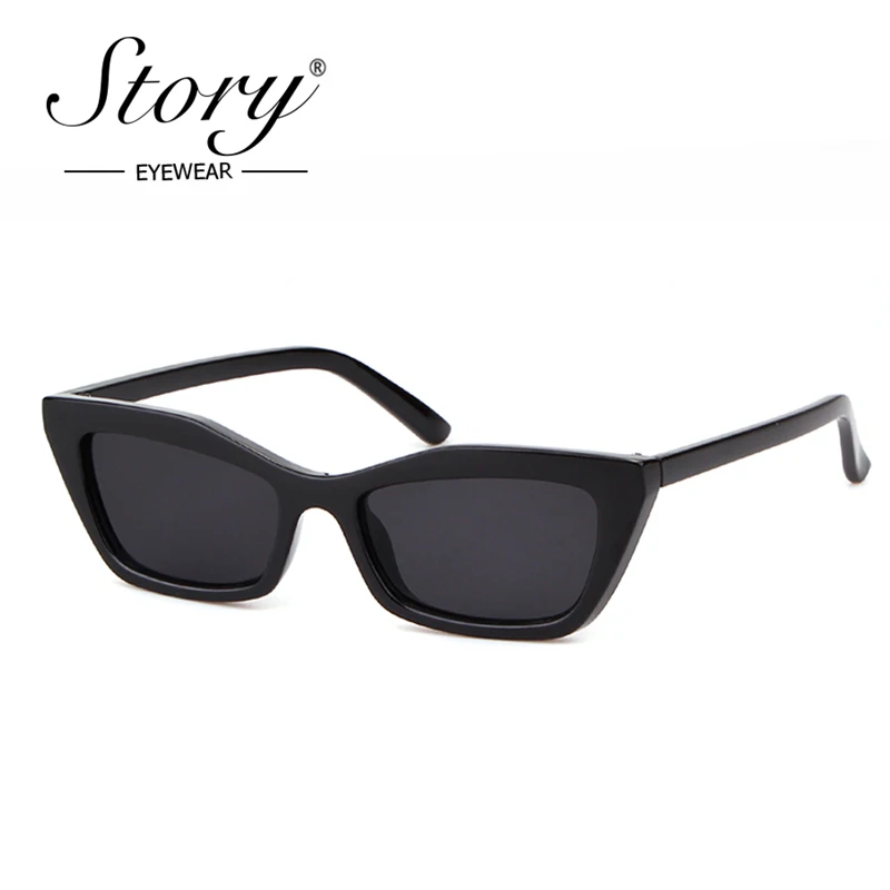 История 2018 новые модные солнцезащитные очки кошачий глаз для женщин брендовые