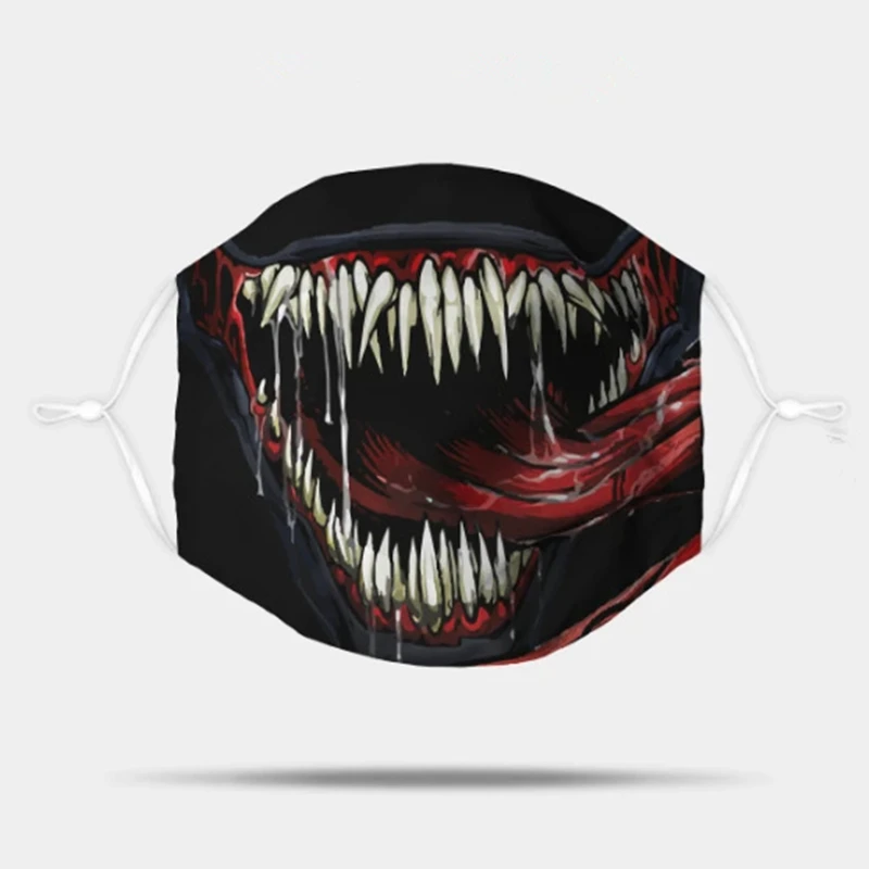 Костюм для косплея Веном Эдди Брока супергероя карнидж клоун каседи маска лица