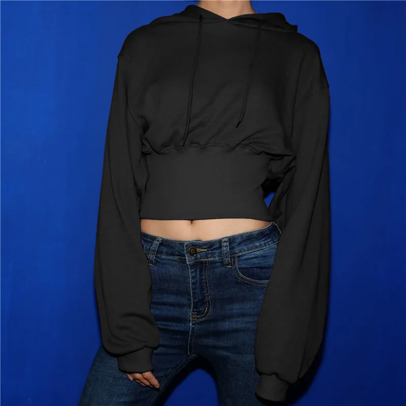 

Fanco 2020 Autumn and Winter Fashion Women's Solid Color Slim Hooded Woman Sweatshirts Long Sleeve Tops Casual Pullovers Hoodies