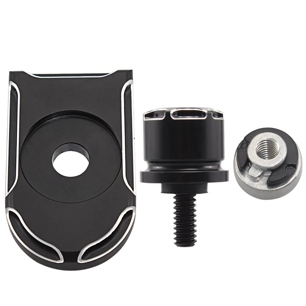 Rear Fender Seat Bolt Screw Nut Tab Edge Cut Mount Hardware Knob Cover For Harley XL Dyna Softail Touring Motorbikes 96-Later | Автомобили