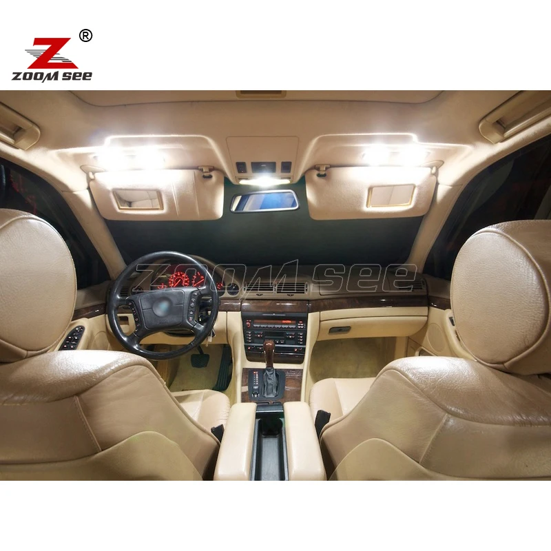 Светодиодная дверная лампа 23 шт. + комплект светодиодных ламп для салона bmw 7 серии