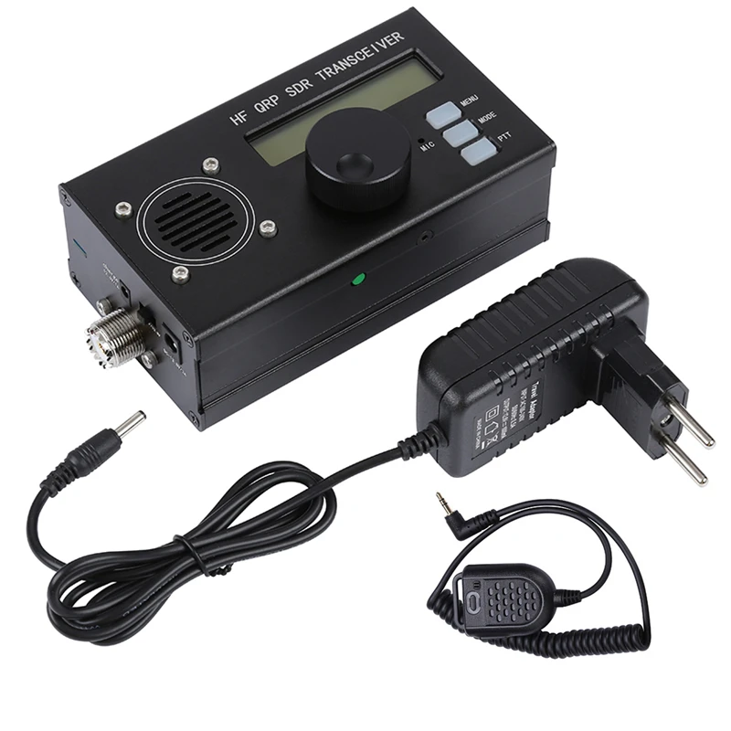 

USDX QCX To SSB HF Transceiver QRP SDR Transceiver 8-Band 5W DSP SDR Radio Build in Battery Speaker Mic