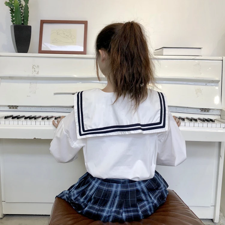 Рубашка женская хлопковая с длинным рукавом Повседневная Свободная блузка в