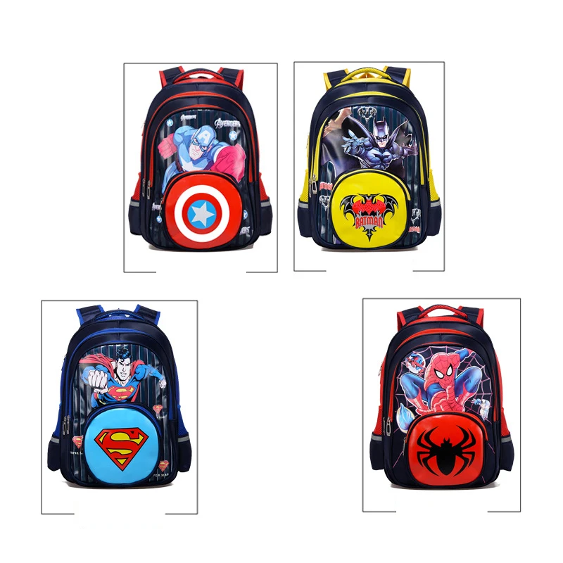 Детская школьная сумка Marvel с рисунком Человека-паука Капитана Америки модная