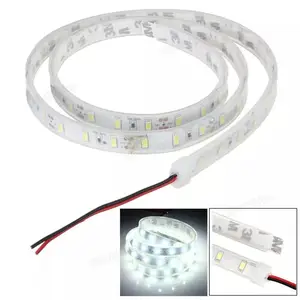 1 м Водонепроницаемый 5630 SMD 60 Светодиодный светильник полосы IP65 14,4 W силиконовая трубка гибкая лента светильник лампы холодный белый DC12V 20-22Lm