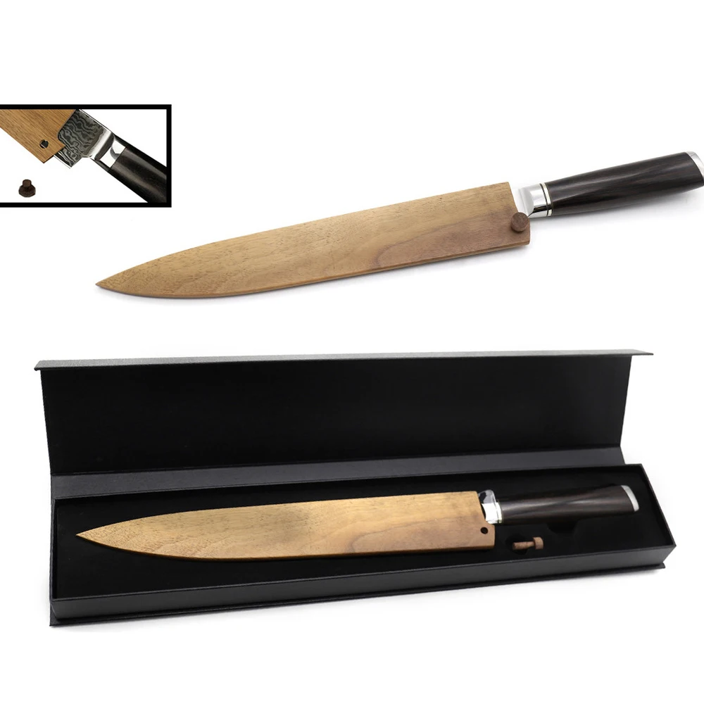 

Japanese Salmon Sushi Knives Damascus Steel VG10 Sashimi Kitchen Knife Raw Fish Fillet Layers Filleting Knives Cooking Tool