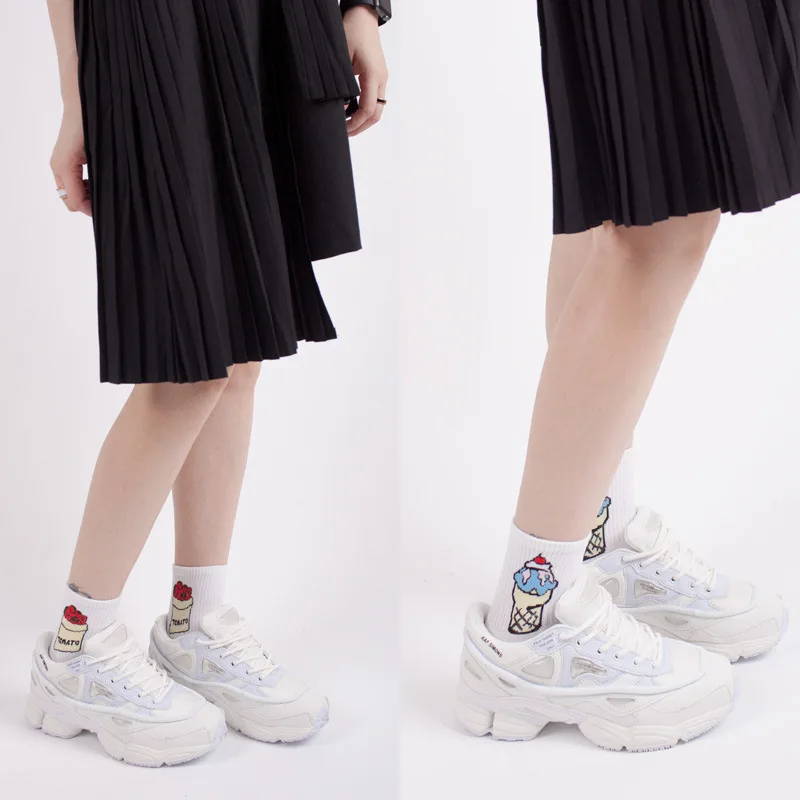 Новейшие стильные летние носки KNOWDREAM модные корейские стеклянные шелковые