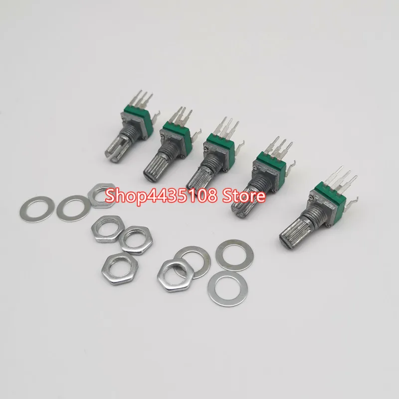 5 шт./лот герметичный 3-штырьковый RK097N одиночный вертикальный потенциометр A10K A20K