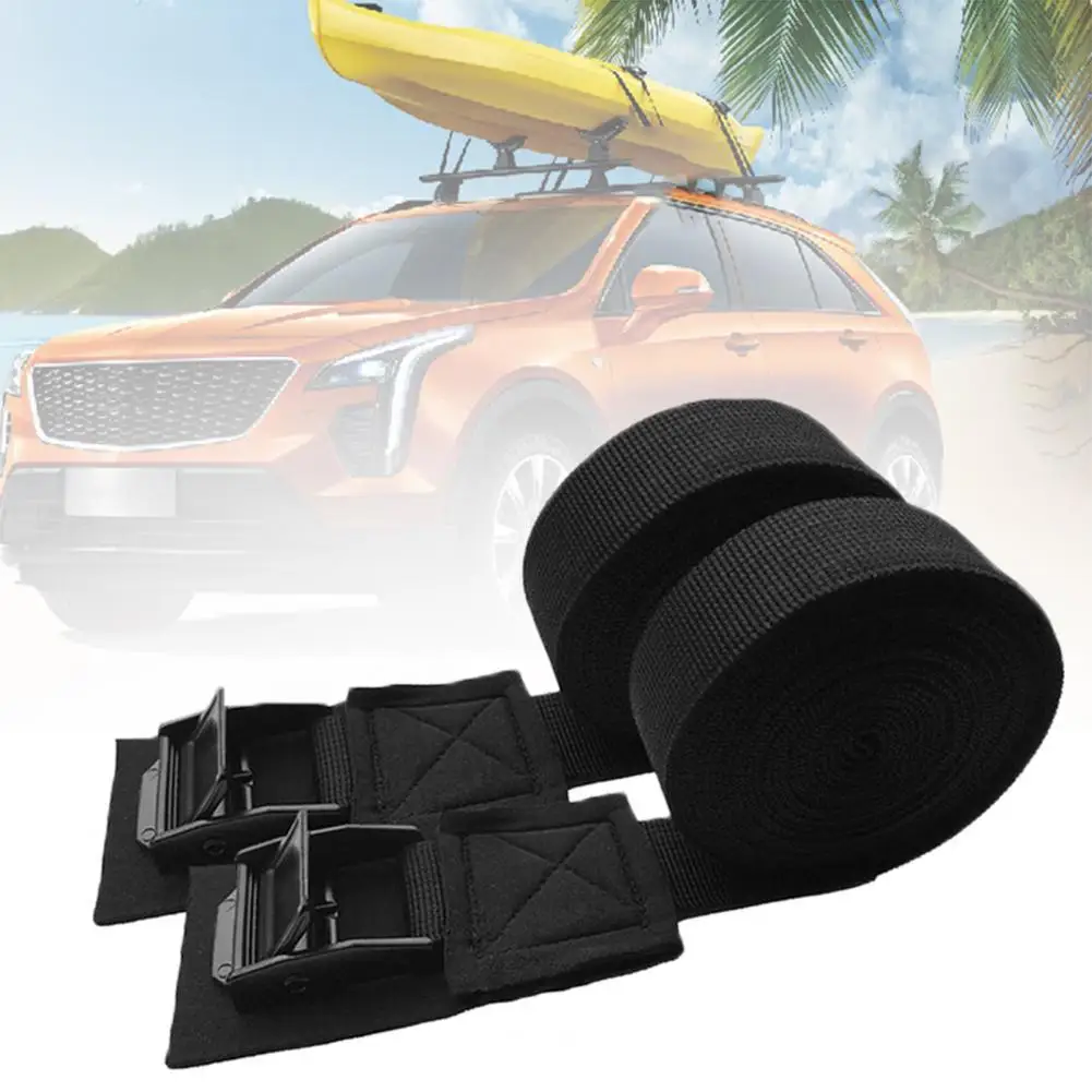 

Scratch-free Quick Release Nylon for Surfboard 2 Pcs Tie Down Straps Outdoor Car Cam Buckle for Surfboard