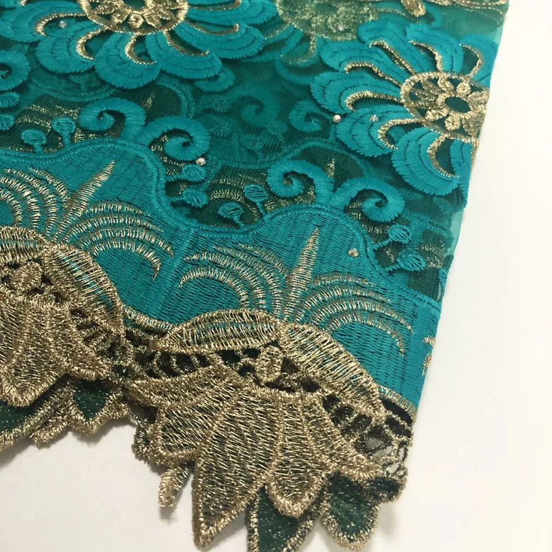 Высококачественная ткань французский тюль кружева вышивка шелковый шнур