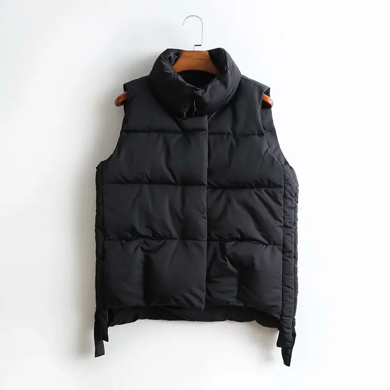 Зимний женский жилет Rlyaeiz 2019 повседневная Осенняя хлопковая стеганая куртка без