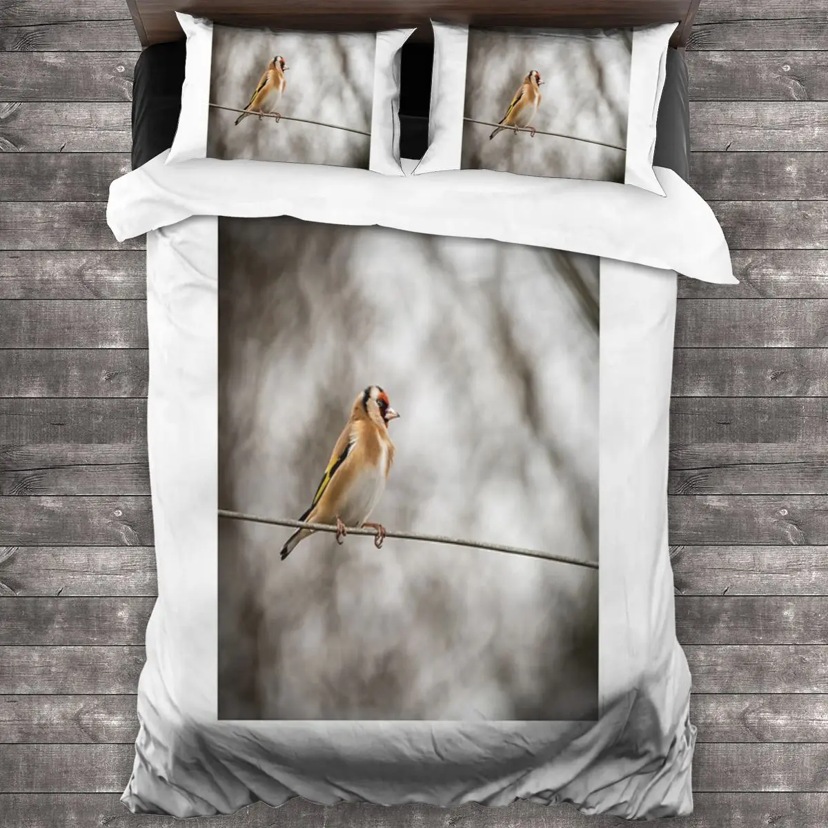 

Goldfinch Carduelis Carduelis Linens Bedspread Bedding Set Duvet Cover Bed Linen Double Duvet Satin Bed Linen