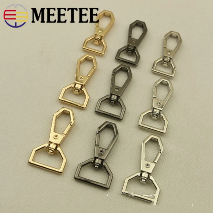 Металлические пряжки Meetee застежки для ошейника собаки карабин ремешок сумки