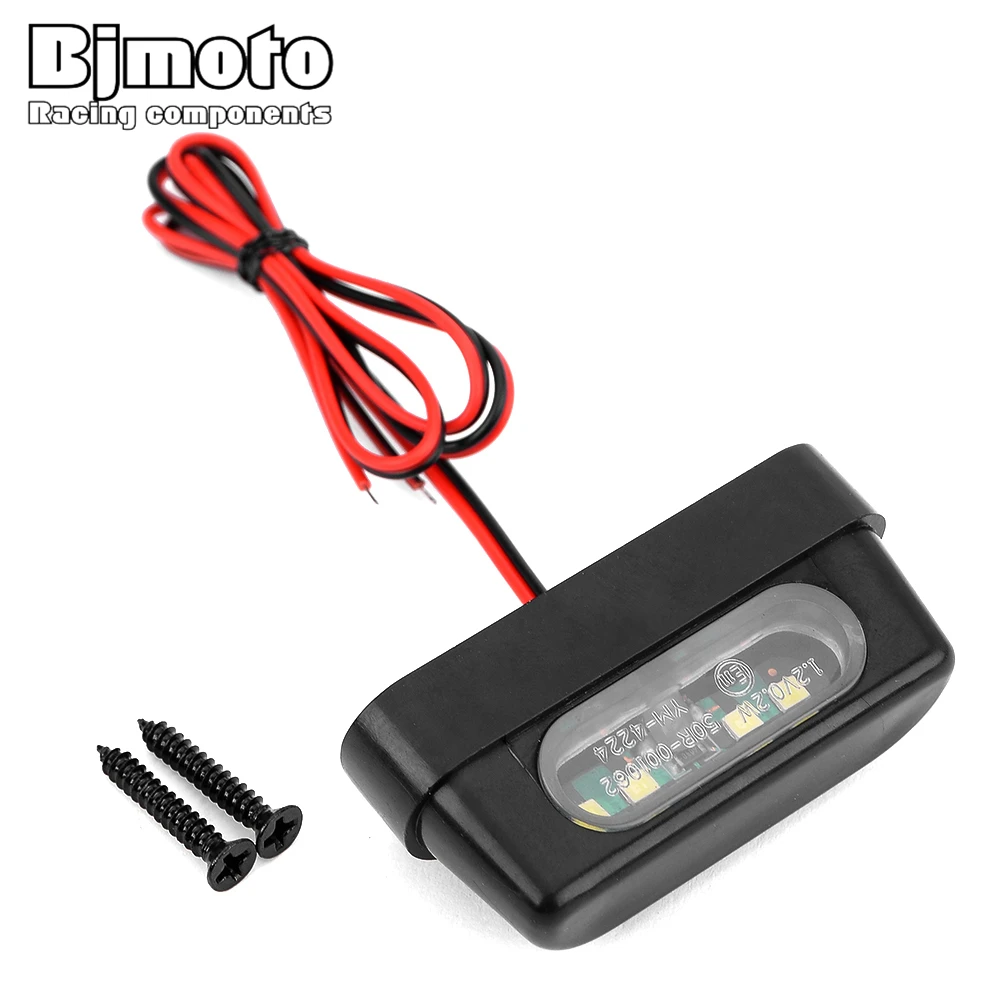 12 В Универсальный светодиодный задний тормоз мотоцикла номерной знак Emark сигнал