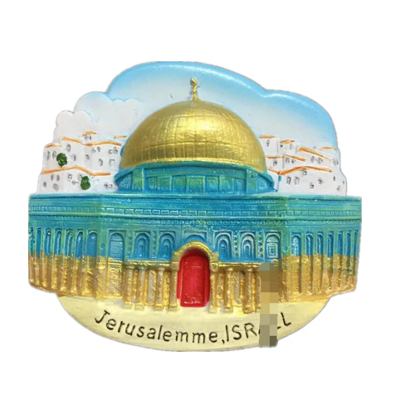 Лидер продаж новейшая туристическая сувенирные Смола из Israel магнитная наклейка