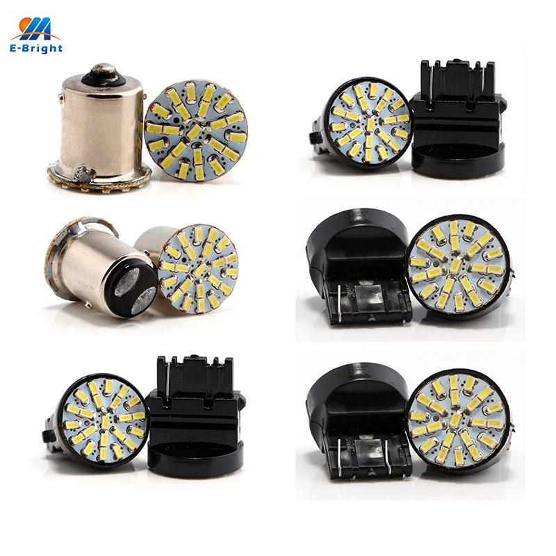 300 шт. 1156 BA15S p21w BAU15S py21w 1157 p21/5w BAY15D BA15D 3020 22 SMD автомобильный сигнал поворота T25 P27W 3156