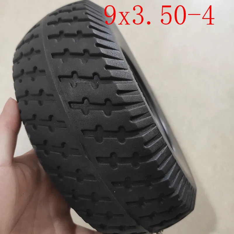 Вакуумная сплошная шина 9X3.50 4 для пожилых людей электрический велосипед