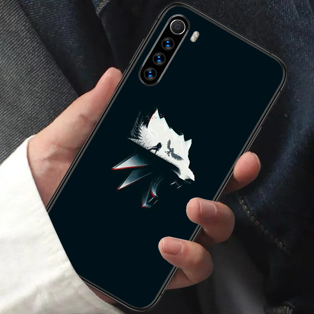 

Game witchers Phone Case For XIAOMI Redmi Note 5 7 8 T 9 6A 7A 8A 9S K 20 30 Pro black Shell Silicone Coque Luxury Funda Trend