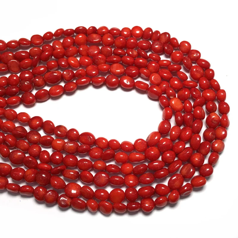 Коралловые бусины из натурального камня для ювелирных изделий нестандартные