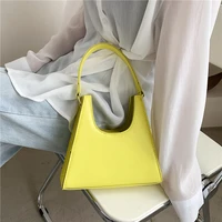 small solid color pu leather bag crossbody 2021 summer luxury brand shoulder belt design female handbags and purses totes