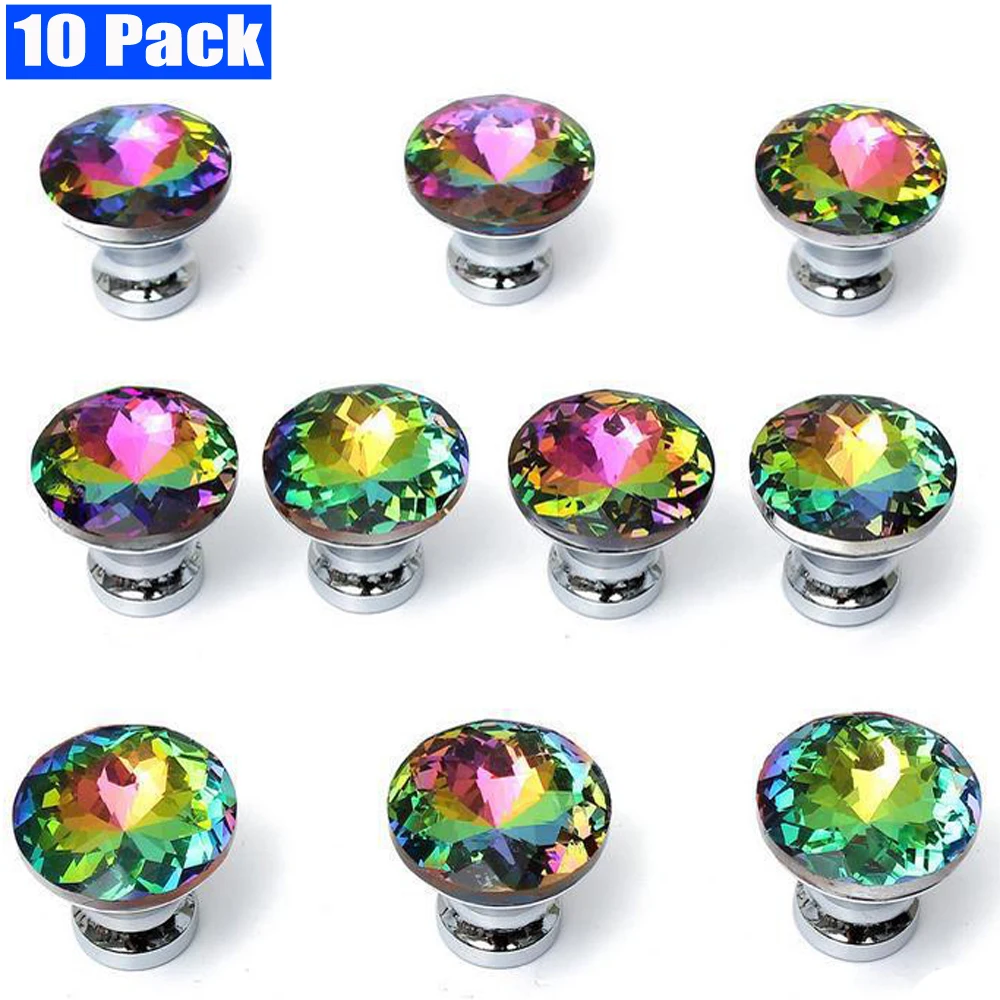 10 шт./упаковка стеклянные ручки для шкафа 30 мм|Ручки шкафов| |